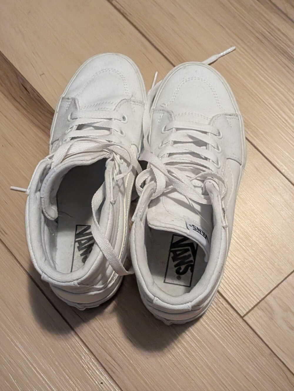 Vans White Women's High-Top Sneakers